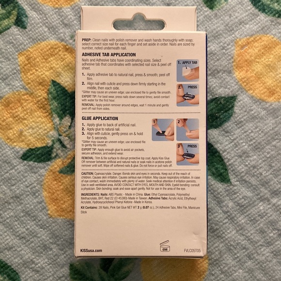 Kiss Voguish Fantasy Long Length Glow Effect Acrylic Fake Nails in Afterglo - Picture 6 of 8